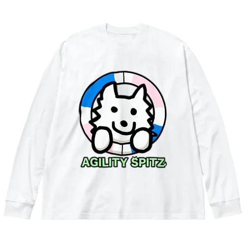 AGILITY SPITZ「タイヤからこんにちは！」 Big Long Sleeve T-Shirt