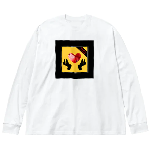 繊細心故取扱注意 Big Long Sleeve T-Shirt