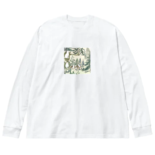 猫おかしい Big Long Sleeve T-Shirt