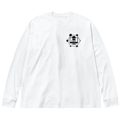 hack ビッグシルエットロングスリーブTシャツ