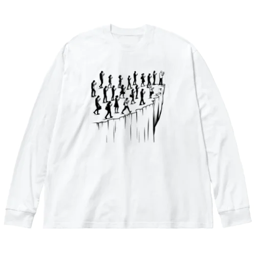 スマホとヒト Big Long Sleeve T-Shirt