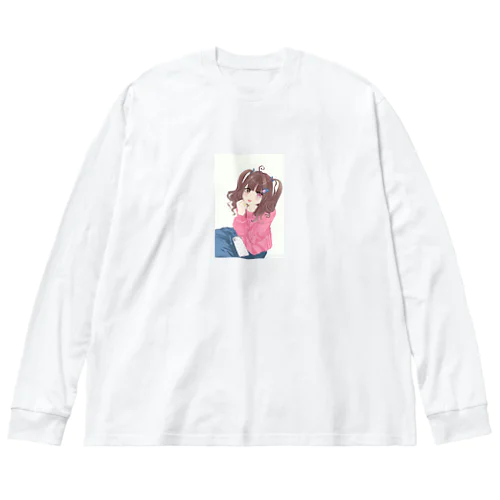 地雷っ娘 ビッグシルエットロングスリーブTシャツ