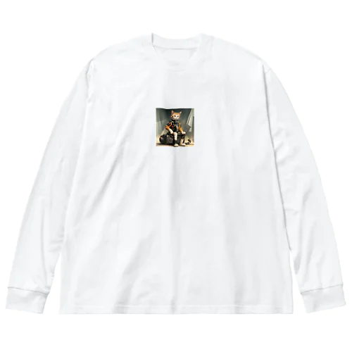 予知ミケ Big Long Sleeve T-Shirt