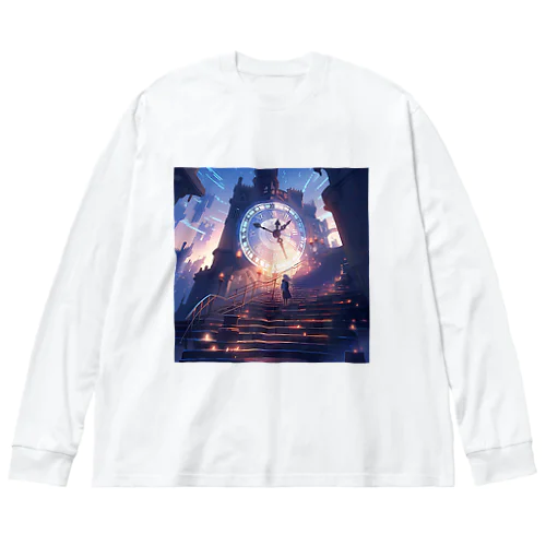 異世界の時計塔 Big Long Sleeve T-Shirt