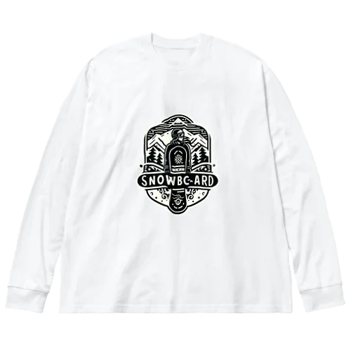 スノーボーダー ビッグシルエットロングスリーブTシャツ