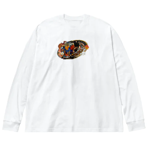 ナザーのロングTシャツ　ホワイト（Universe ver.） ビッグシルエットロングスリーブTシャツ