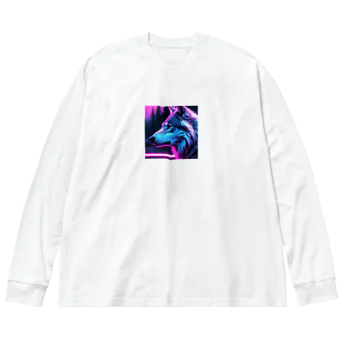 メキシコオオカミ Big Long Sleeve T-Shirt