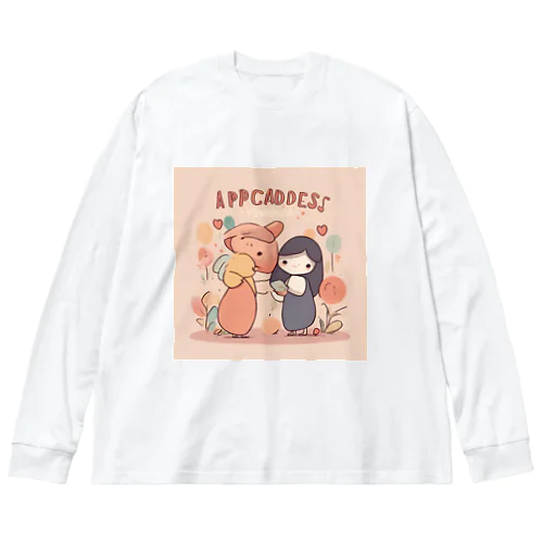 優しさの共鳴 Big Long Sleeve T-Shirt