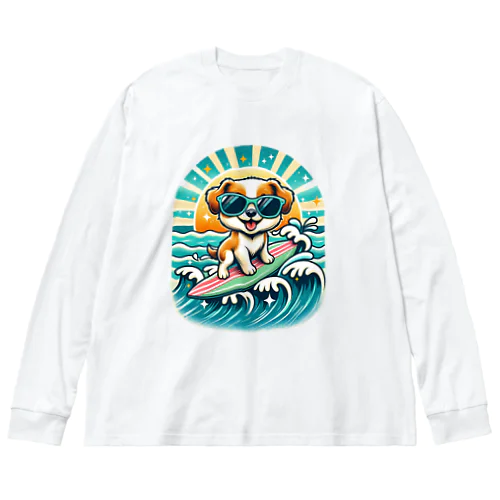 ワンダーフル・ウェーブ・ライダー ビッグシルエットロングスリーブTシャツ