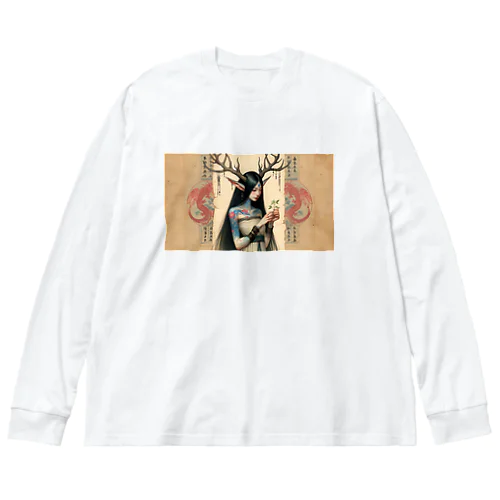 麗鹿（リールゥ） Big Long Sleeve T-Shirt