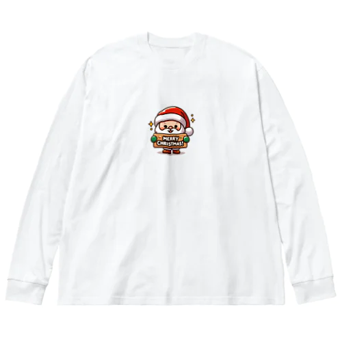 サンタの陽気なクリスマスコレクション Big Long Sleeve T-Shirt