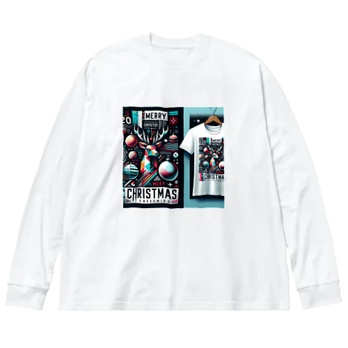 ジオメトリック・クリスマス Big Long Sleeve T-Shirt