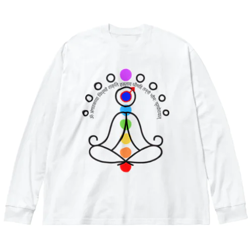 火星のガヤトリマントラ Big Long Sleeve T-Shirt