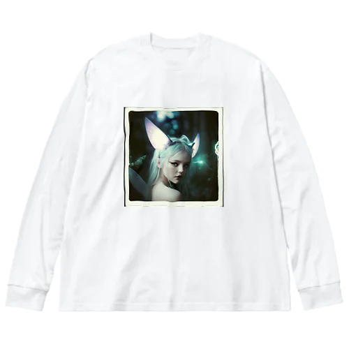 夜空に響く猫耳の星の歌姫 Big Long Sleeve T-Shirt