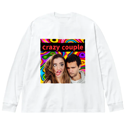 crazy couple ビッグシルエットロングスリーブTシャツ