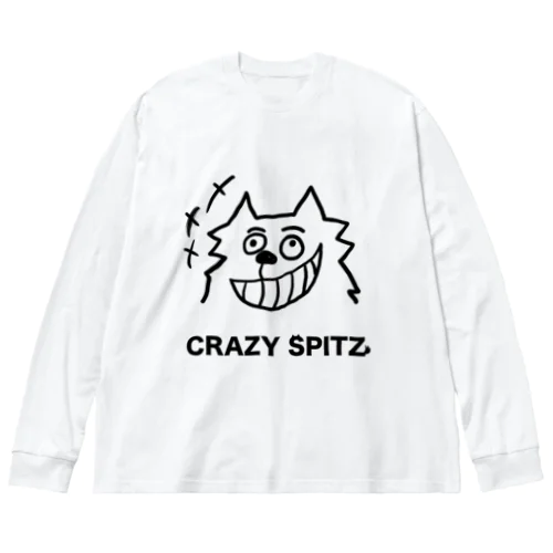 CRAZY SPITZ「HA HA HA」 ビッグシルエットロングスリーブTシャツ