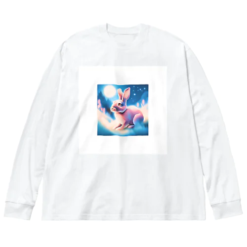 神秘的なうさぎ Big Long Sleeve T-Shirt