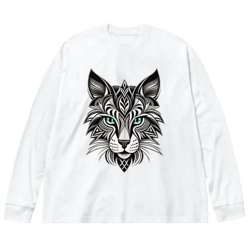 モノラルキャット Big Long Sleeve T-Shirt