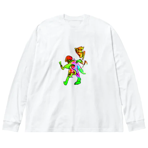 ハンカチ落としそうですよ Big Long Sleeve T-Shirt