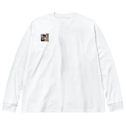 Vanlifeするシェットランドシープドッグ　イラスト Big Long Sleeve T-Shirt