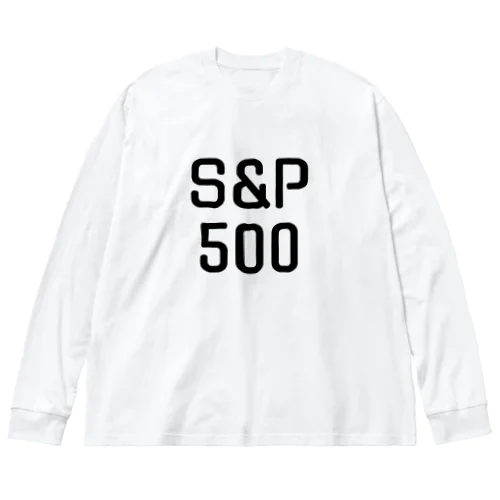 投資家しか分からない - シリーズ1 / S&P500 ビッグシルエットロングスリーブTシャツ