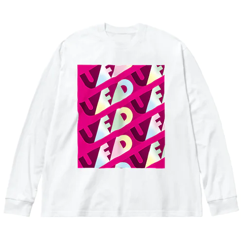 UFD   Red Big Long Sleeve T-Shirt