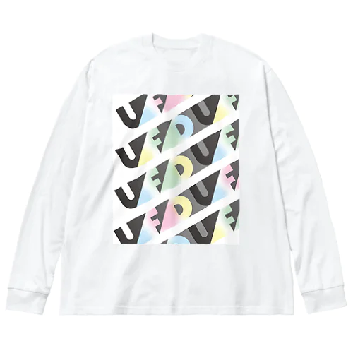 UFD White Big Long Sleeve T-Shirt