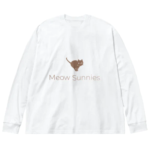 Meow Sunniesロゴバージョン ビッグシルエットロングスリーブTシャツ