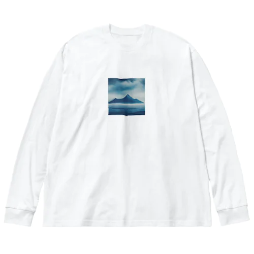 海の果ての孤島 ビッグシルエットロングスリーブTシャツ