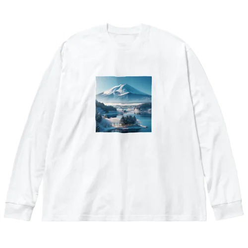 冬富士 ビッグシルエットロングスリーブTシャツ