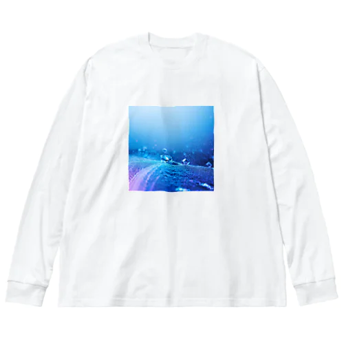 美しく輝くサファイヤ Big Long Sleeve T-Shirt