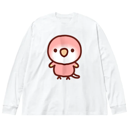 アキクサインコ（ルビノー） Big Long Sleeve T-Shirt