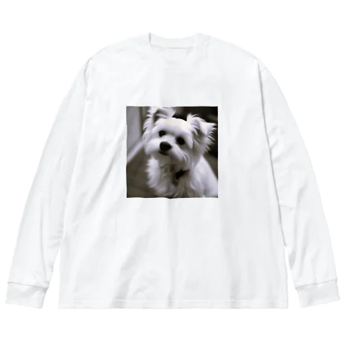 ふんわり愛されマルチーズ Big Long Sleeve T-Shirt