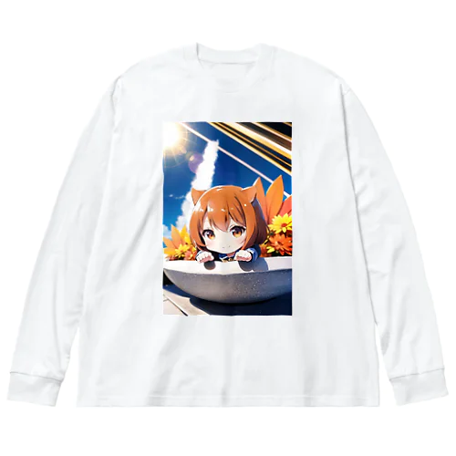 まゆみん ビッグシルエットロングスリーブTシャツ