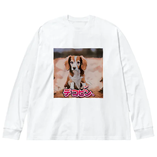 デコピンちゃん ビッグシルエットロングスリーブTシャツ