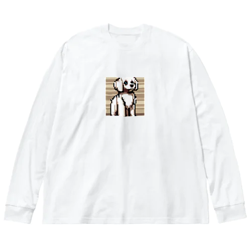 ドッド絵　トイプードル Big Long Sleeve T-Shirt