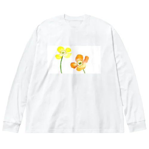 ポピー Big Long Sleeve T-Shirt