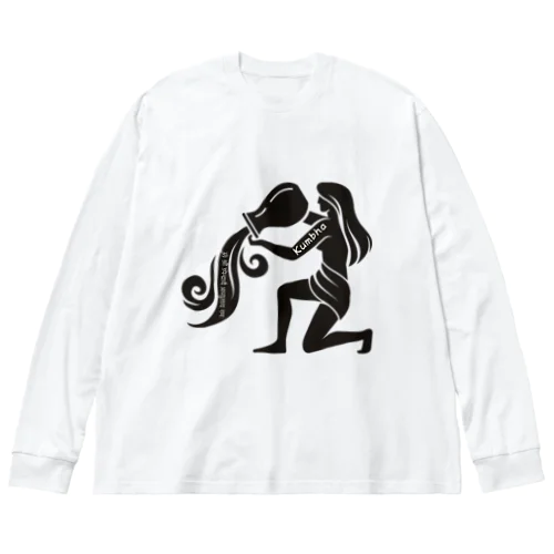 クンバ（水瓶座） Kumbha (Aquarius) ビッグシルエットロングスリーブTシャツ