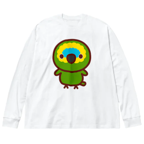 アオボウシインコ Big Long Sleeve T-Shirt