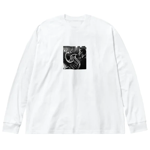 ビンテージ風哀愁 Big Long Sleeve T-Shirt