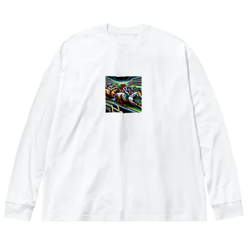 競馬 Big Long Sleeve T-Shirt