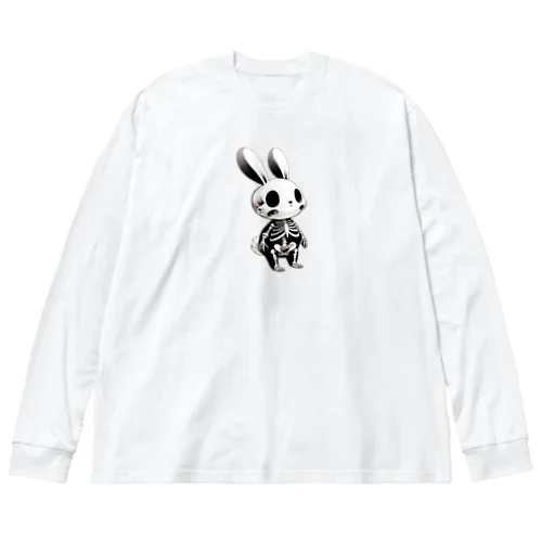 【Crazy Rabbit Nightmare】スケルトン Big Long Sleeve T-Shirt