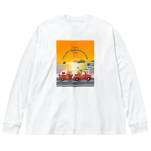 湘南藤沢（2430）夕焼けコレクション Big Long Sleeve T-Shirt