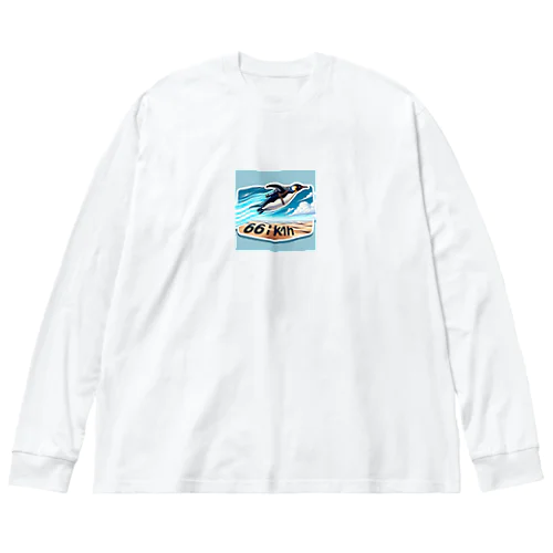 Flying_penguin13 ビッグシルエットロングスリーブTシャツ