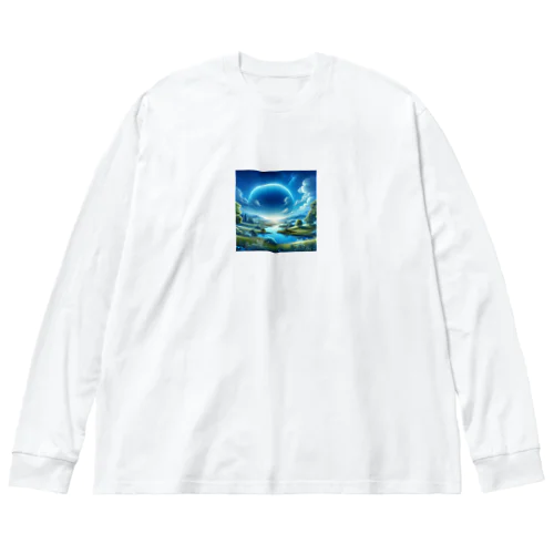 サファイア・スカイズ Big Long Sleeve T-Shirt