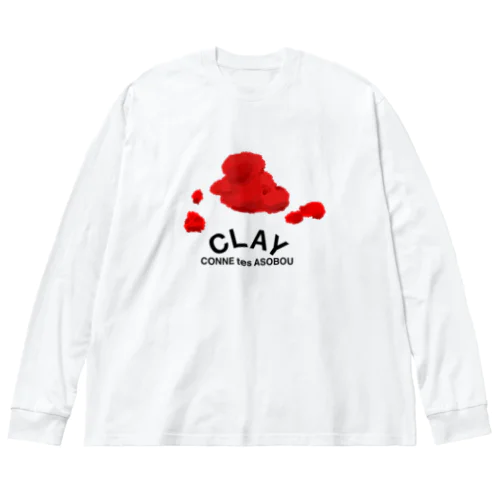 CLAY こねて遊ぼう。 Big Long Sleeve T-Shirt