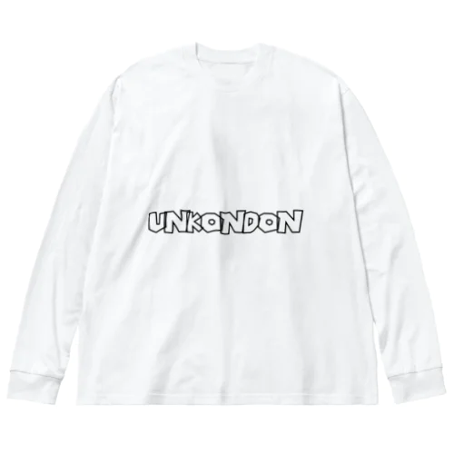 運根鈍うんこんどん（ローマ字） Big Long Sleeve T-Shirt