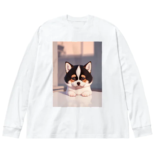 子猫なしばちゃん ビッグシルエットロングスリーブTシャツ