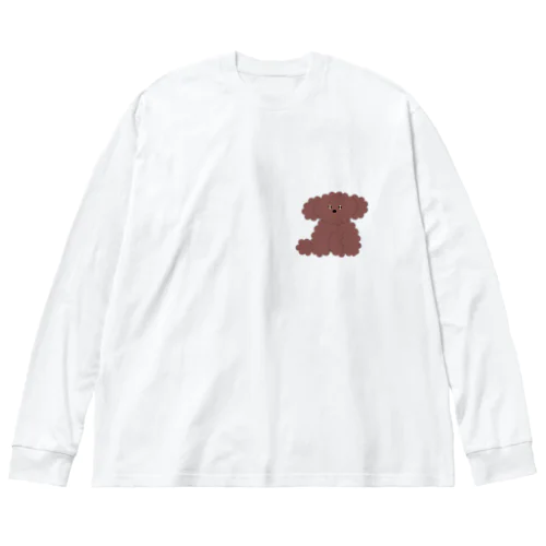 ビックわんこ<にこ>全身 ビッグシルエットロングスリーブTシャツ