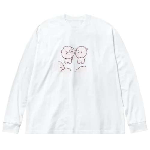 ふわもち犬の集い(井戸端会議) Big Long Sleeve T-Shirt